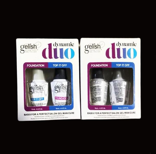 

stock gelish dgnamic base coat nail art soak off uv led gel nail polish gelish 2pcslot foundation toff 8169391, Red;pink
