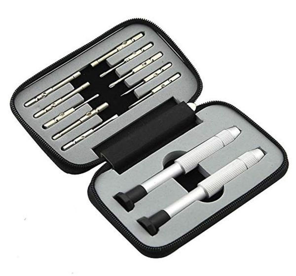 

dhoptical screwdrivers kit repair tool for eyeglass glasses watch cellphone clock 12pcs travel pocket by dhoptical7170311