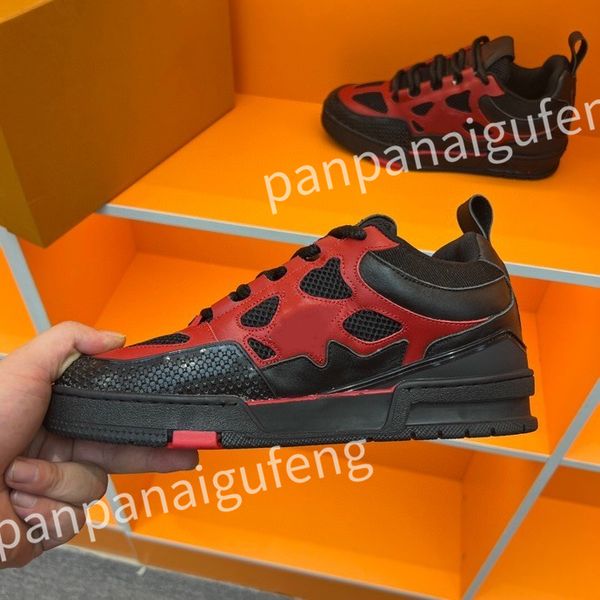 

luxurys designer casual shoes for men sneakers fashion running sports shoes breathable non-slip walking women casual loafers sneaker, Black