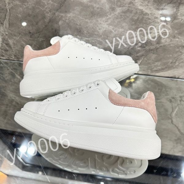 

new luxury designers sneaker casual shoes sole white black leather womens mens high-quality flat lace up trainers sneakers size 35-46