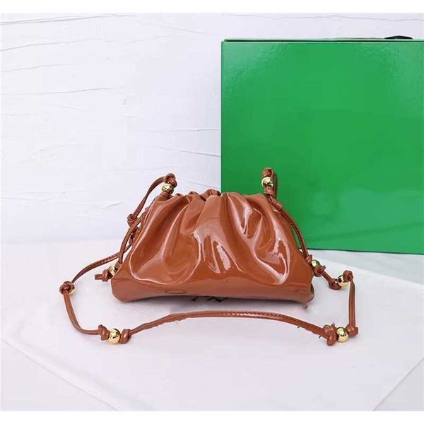 

authentic cloud bags dumpling clutch genuine leather woven purse luxury designer fashion crossbody totes shopping wallets shoulder for women