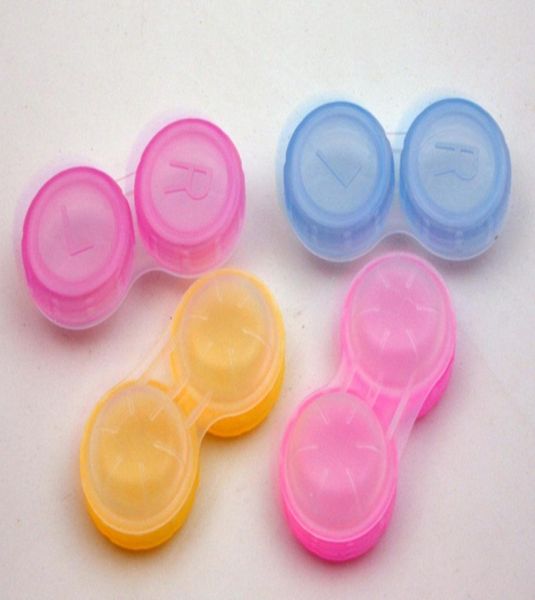 

amazing 2000 pcs1000 pairs lot contact lens case lovely colorful dual box double case lens soaking case7298765