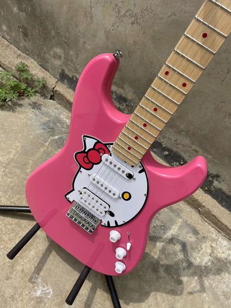 

kitty cat charming mirror electric guitar fast ship
