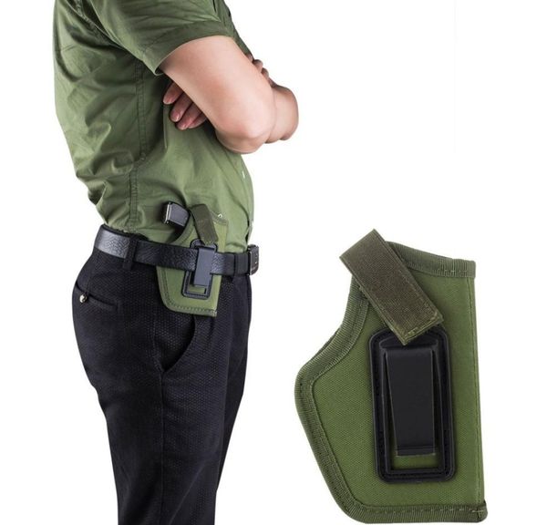 

600d waterproof tarpaulin universal hidden compact holster suitable for 2in wide belts fits both men and women6310306, Black;green