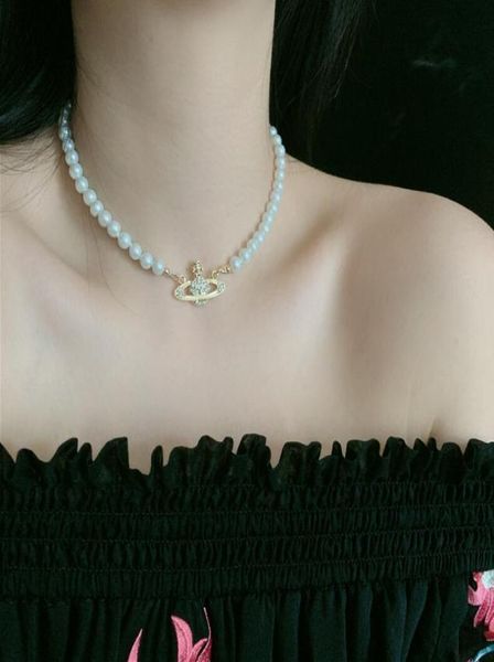 

rhinestone pendant necklace lady pearl chain necklace jewelry accessories gift party fast delivery8268489, Silver