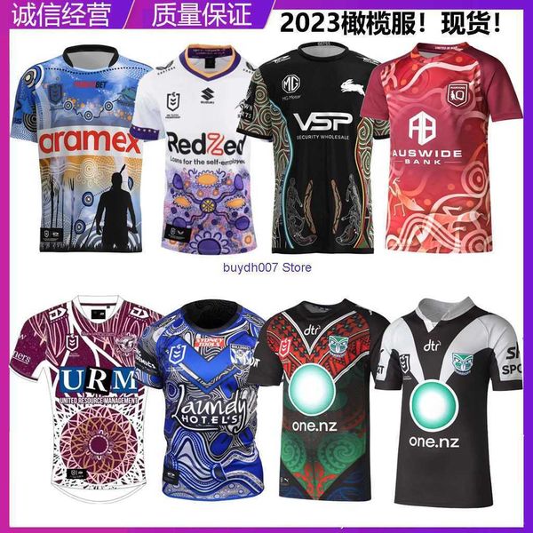 

cje3 2023 new men's t shirts rugby jersey maru shark warrior melbourne rabbit seahawk native edition short sleeve clothing, White;black