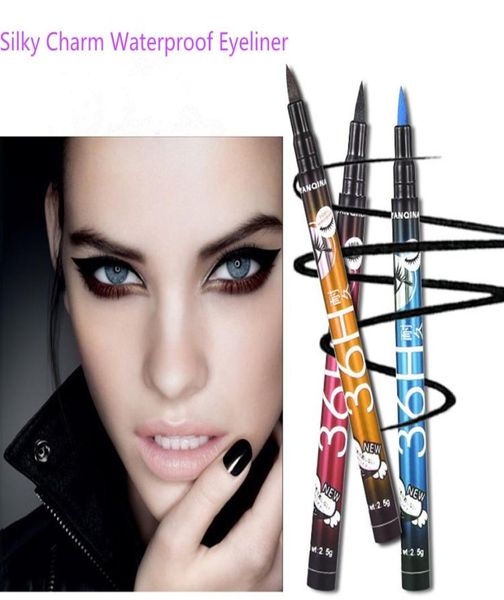 

36h waterproof black eyeliner yanqina makeup liquid make up beauty comestics eye liner pencil brand new 310462