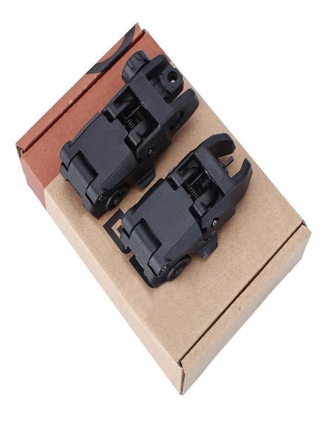 

20mm rail gen1 tactical folding frontrear flip backup sights buis set 2 pcs8590578