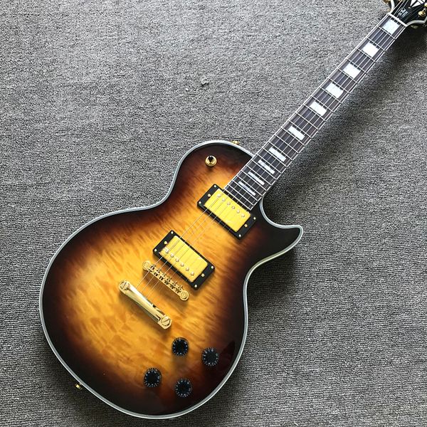 

custom shop, smoked castone, rosewood fingerboard, gold accessories, delivery