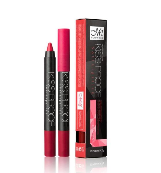 

menow lipstick pencil lip crayon rouge a levre matt longlasting matte velvet waterproof supple convenient the color whole mak1823581