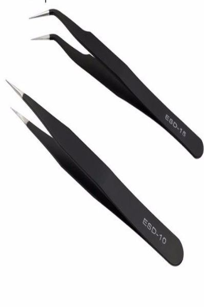 

1 eyelash extension tweezers makeup tools for lashes building matte eye tweezers false eyelashes6730004