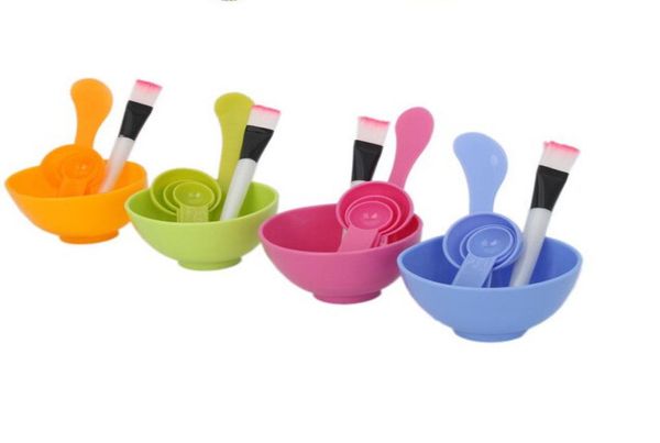

new brand diy face mask bowl brush spoon stick tool fashion homemade 6in1 makeup beauty diy facial face mask tool set9661547