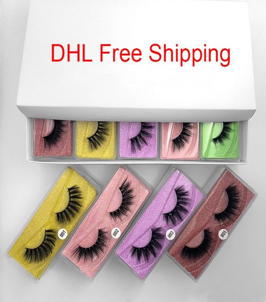 

2020 new 3d mink eyelashes fake eyelash soft natural 3d mink lashes hand made false eyelashes full strip lash makeup false eyelash5358793