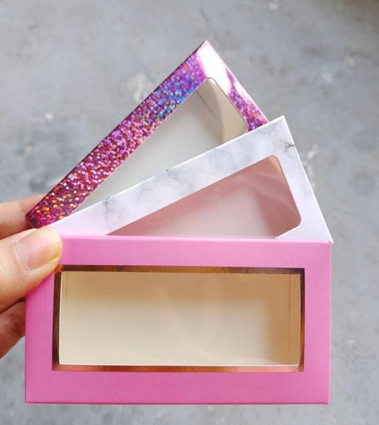 

false eyelashes whole paper eyelash packaging box lash boxes custom logo 25mm mink marble case9418221