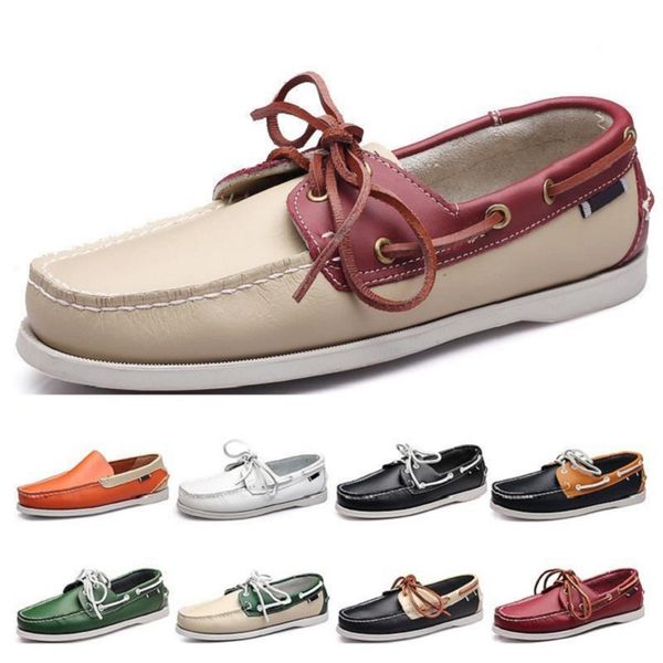 

style226 men women running shoes designer sneaker fashion leater black white brown green yellow red outdoor mens trainers sports sneakers sh