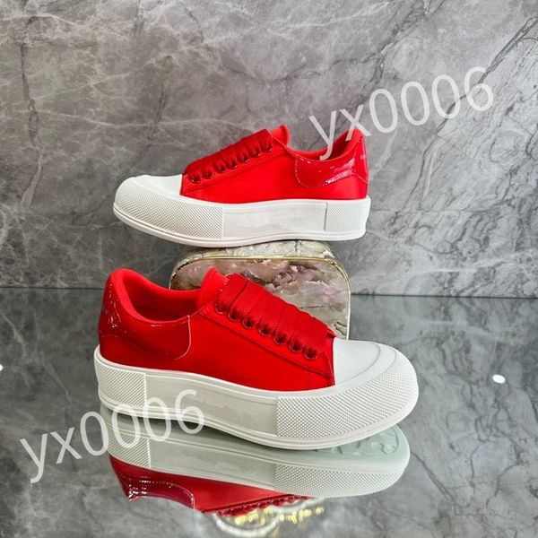 

new luxurys designer men causal shoes fashion woman canvas leather lace up platform sole sneakers white black mens womens letter 35-46