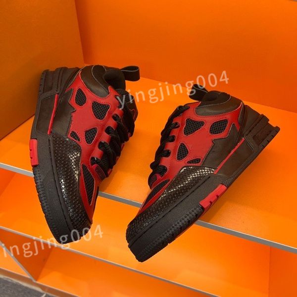 

new luxurys men's trainers designer man's casual shoes quality men lace-up sneakers outdoor runing sport shoe fashion mens basketb, Black