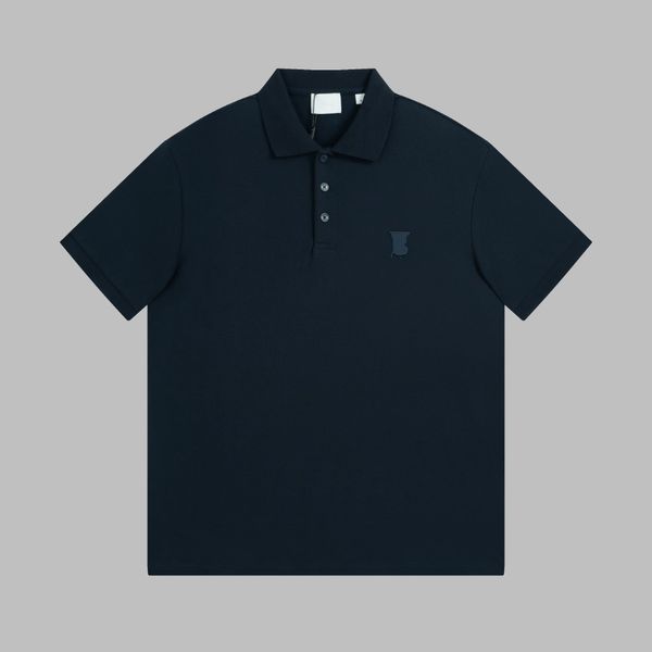 

summer high end embroidered short sleeved cotton polo shirt mens t shirt korean fashion clothing summer luxury tshirts, White;black