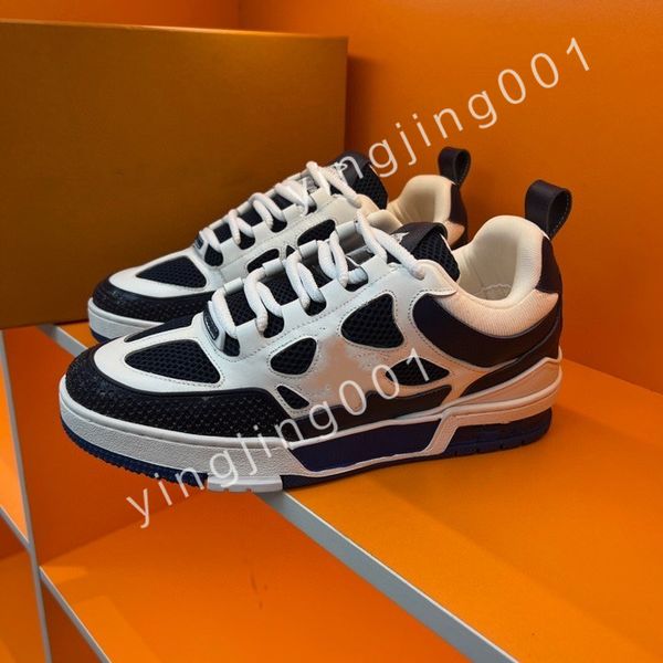 

2023 platform designer boots low casual shoes sneakers women mens fashion party flat leather vintage trainers, Black
