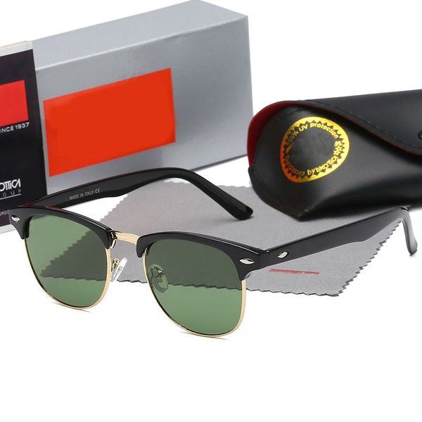 

fashion luxurys designer men women shady rays sunglasses pilot protection band driving ben sun glasses glass lens uv400 eyewear with box ca, White;black