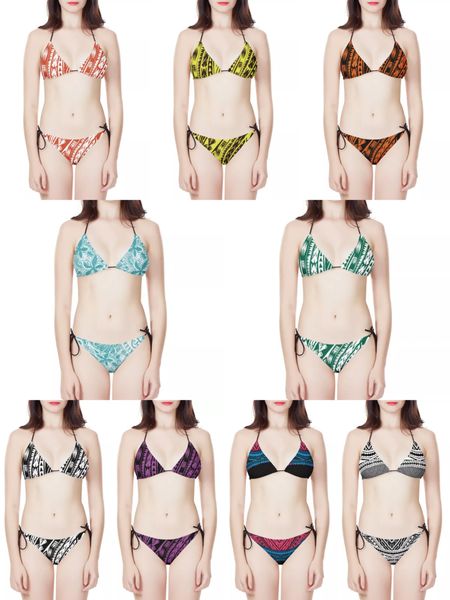 

shopify selling bikini sets for women girls sweet simple swimsuits with print halter tie-side swimwear bathing suits multi-size xs-xxl, White;black