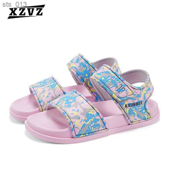 

xzvz kids sandals soft comfortable childrens shoes eva non-slip sole baby girls sandals lightweight travel beach shoes princess l230518, Black;red