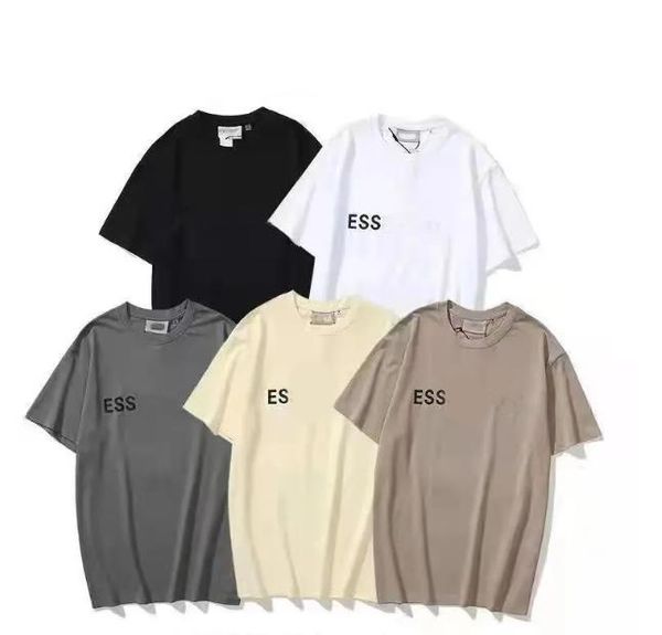 

2023 Summer Mens T-shirts Women Designer shirt 5A quality Man ES Casual Shirt Luxury Shorts Sleeve Clothes Asian Size XL, Black