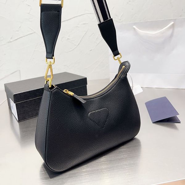 

luxury totes designer bag hobo shoulder crossbody handbag women messenger bags fashion wide shoulder strap handbags designers underarm walle