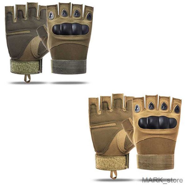 

motorcycle gloves 2023 new half finger men's gloves outdoor military cs tactical gloves sports shooting hunting motorcycle cycling glov