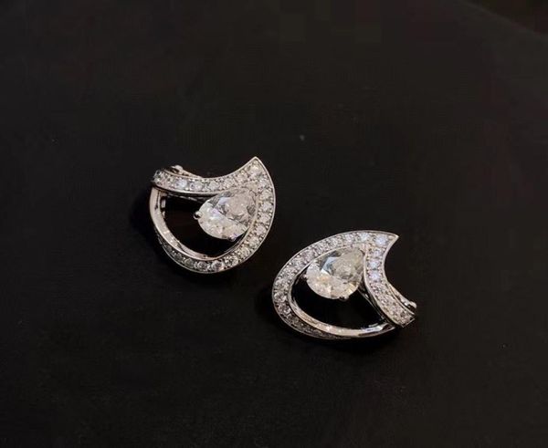 

2023 luxury quality s925 silver charm stud earring with diamond special have stamp ps7913a9389234, Golden