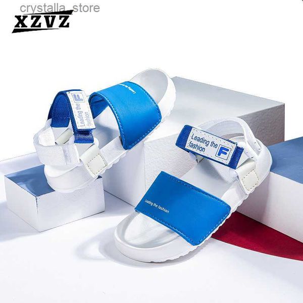 

xzvz kids sandals summer cool beach boys girls shoes comfortable eva sole childrens sandals convenient travel baby shoes l230518, Black;red