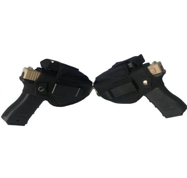 

tactical gun holster for gloc k 17 19 concealed carry left right hand metal clip pistol holster3427240