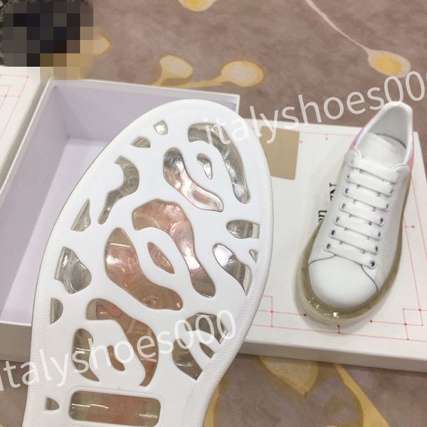 

2023 women sneakers travel shoes leather lace-up sneaker cowhide fashion lady flat designer trainers letters woman shoe platform men sneaker, Black
