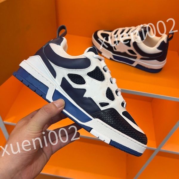 

new designer casual shoes men women sneakers technical fabric breathable shoes chunky rubber sole walking party shoes, Black