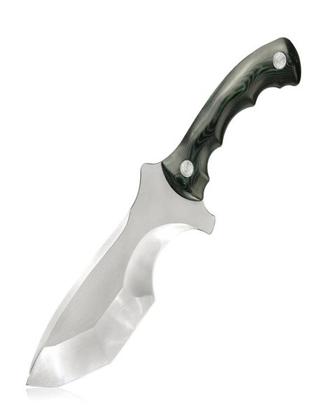 

kubey giant spirit kb238 fixed blade knife 70quot brushed mirrored d2 blade micata handle for hunting camping hiking7409021