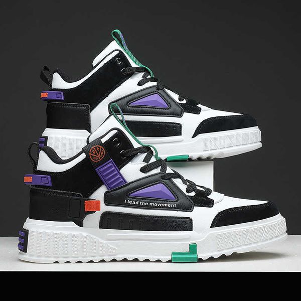 

high casual shoes mens thick sole sneakers board sports shoes new arrival