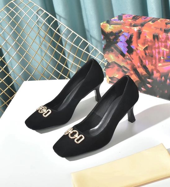 

fashion high heels beautiful designer women's sandals summer leather women's shoes waterproof 0621, Black