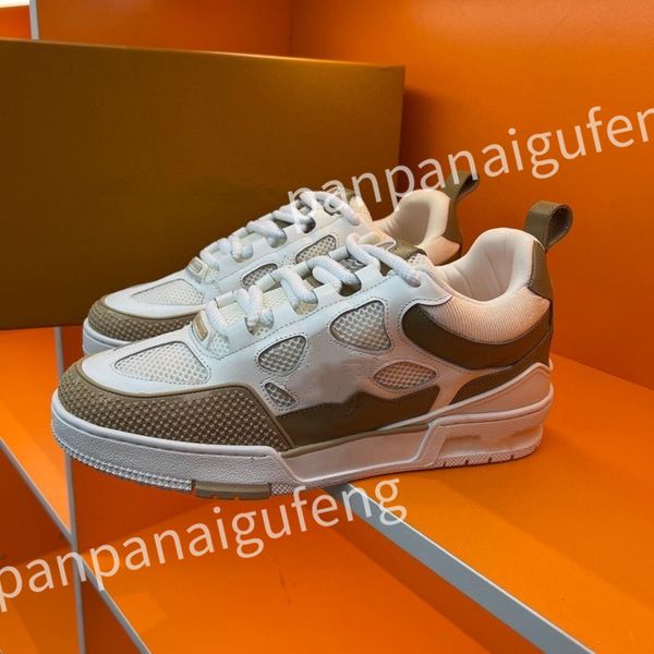 

2023 luxury designer casual shoes for men sneakers fashion running sports shoes breathable non-slip walking women casual loafers sneaker, Black