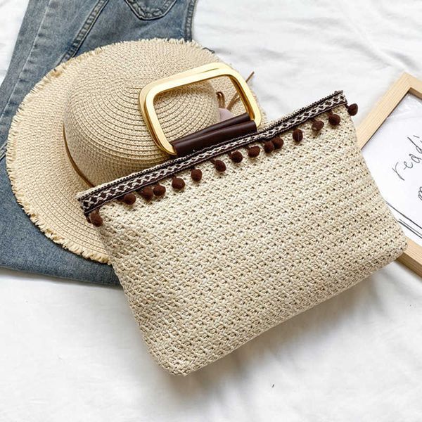 

beach bags handbag bag women's new foreign style fashion simple leisure korean large capacity mature hand