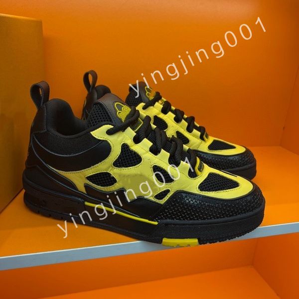 

2023 new platform designer boots low casual shoes sneakers women mens fashion party flat leather vintage trainers, Black
