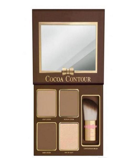 

1pcs brand cocoa contour highlighters palette nude color cosmetics face concealer makeup chocolate eyeshadow with contour buki br6721982