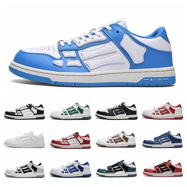 

2023 designer skel low mens running shoes sports sneakers green black light grey white blue red brown yellow navy trainers men women shoe