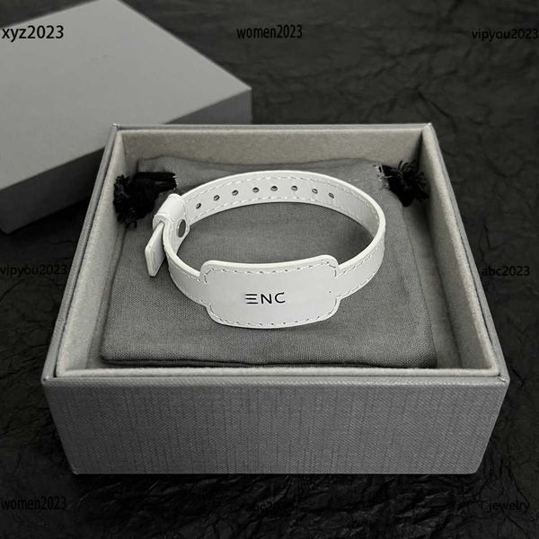 

women designer bracelet fashion letter printing jewelry cowhide ldentification bracelets #including box new arrival, Black