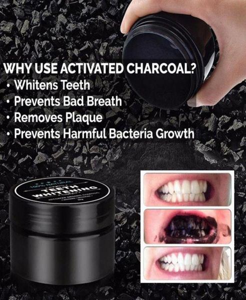 

100 natural teeth powder bamboo dentifrice oral care hygiene cleaning activated organic charcoal coconut shell food tooth yellow 9369427