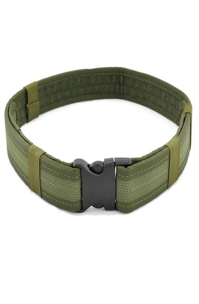 

15quot tactical police duty belt outdoor airsoft heavy duty nylon out belt for tactical pants5956544, Black;green