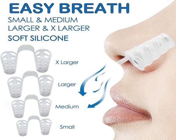 

snoring cessation nose clip silicone snore solution device ser sleeping aid nasal dilators health care1588115