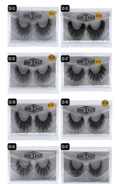 

3d eyelashes 11 styles selling 1pairlot real siberian 3d strip false eyelash 24 hours ship fake eyelashe4439489