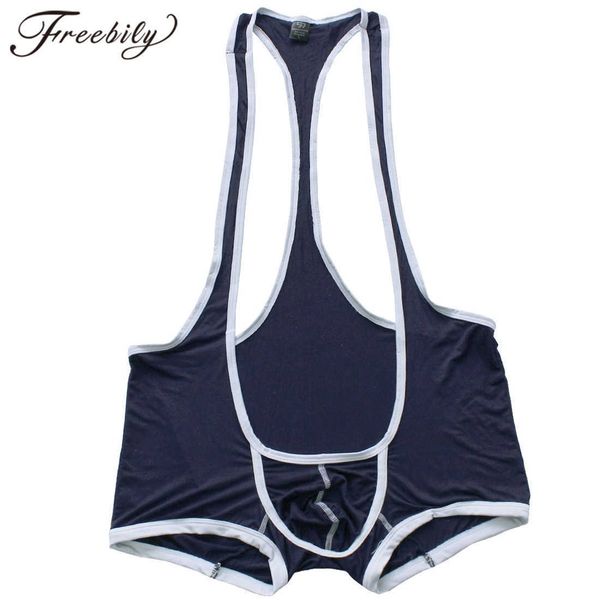 

men's swimwear men wrestling suspenders singlet mankini swimsuit men's stretchy ockstraps bulge pouch boxer underwear fancy costum