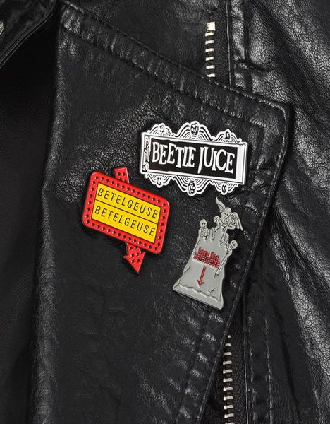 

brooch ornament lapels badge sign quotbeetle juicequot silver cute cartoon gift for kids girl personality special5625436, Gray
