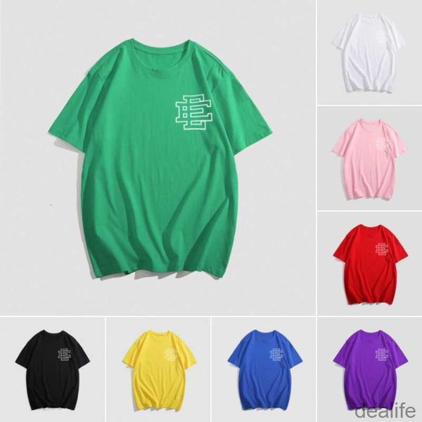

ee men's tshirts shirt eric emanuel tees letter printed t cartoon summer casual short sleeve fashion brand t-shirt leisure men and wome, White;black